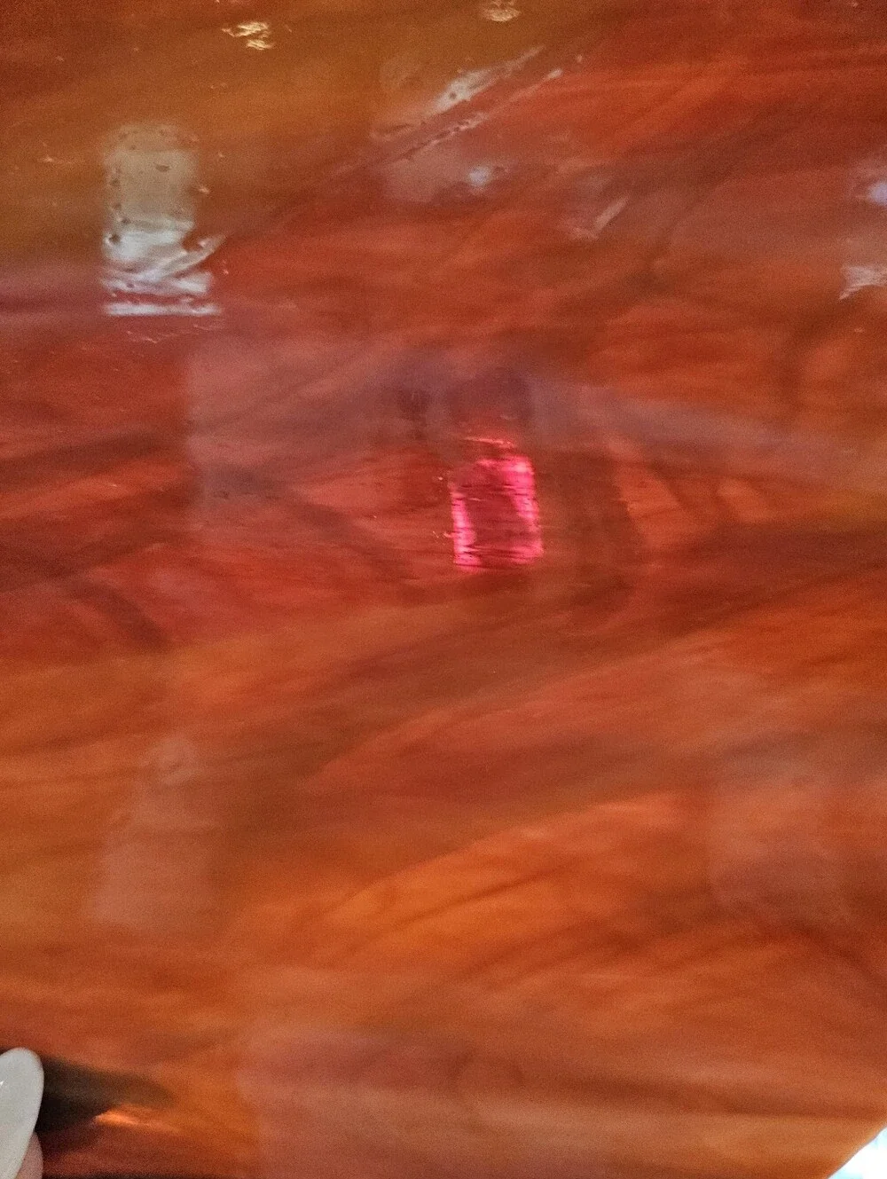 7 Lbs. Largest Scrap Glass Pieces For Stained Glass/Mosaic Shades Of Brown/Red
